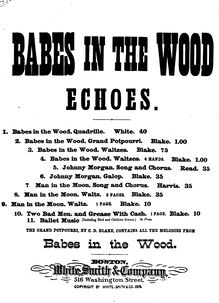 Partition complète, Babes en pour Wood, Waltzes ; Echoes, Blake, Charles Dupee