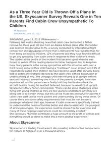 As a Three Year Old is Thrown Off a Plane in the US, Skyscanner Survey Reveals One in Ten Parents Find Cabin Crew Unsympathetic To Children