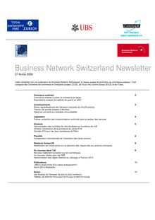 Business Network Switzerland Newsletter