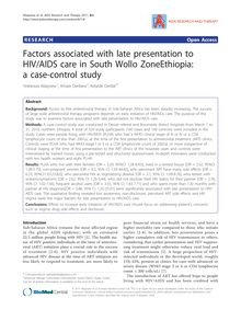 Factors associated with late presentation to HIV/AIDS care in South Wollo ZoneEthiopia: a case-control study