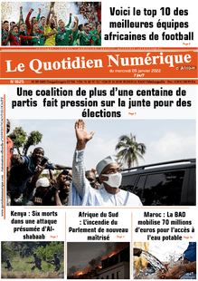 Le Quotidien Numérique d’Afrique n°1825 – Mercredi 5 janvier 2022