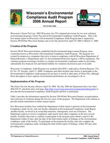 AUDIT 2006 Annual Report Compliance Audit Program LP5  final color logos 