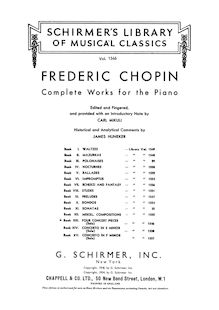 Partition complète (filter), Variations on  La Ci Darem la Mano  par Frédéric Chopin