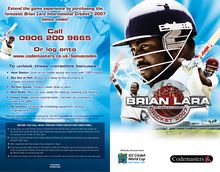 Brian Lara international Cricket 2007