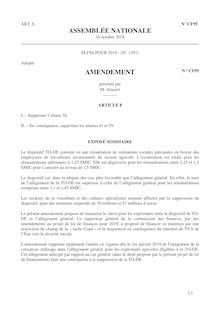 Amendement Eric Alauzet TO-DE