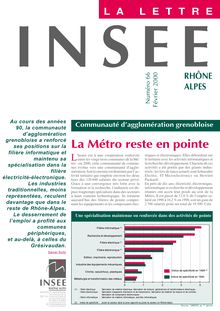 Communauté d agglomération grenobloise : La Métro reste en pointe