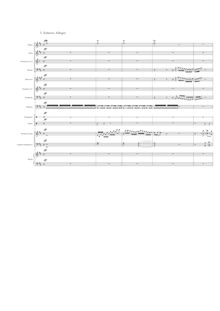Partition , Scherzo: Allegro, Symphony nr. 3, D Major, Soldá, Fábio