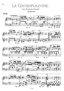 Partition No.3: La Contemplazione (scan), Bagatelles, Op. 107, Hummel, Johann Nepomuk