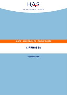 ALD n° 6 Cirrhoses - ALD n° 6 - Guide médecin sur Cirrhoses