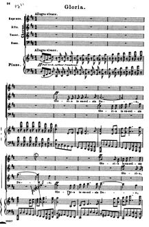 Partition , Gloria, Missa Solemnis, Op.123, D major, Beethoven, Ludwig van