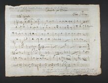 Partition hautbois 1, 2, viole de gambe Concerto, D minor, Donizetti, Gaetano
