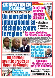 Le Quotidien d’Abidjan n°3046 - du samedi 06 mars 2021