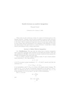Seattle lectures on motivic integration