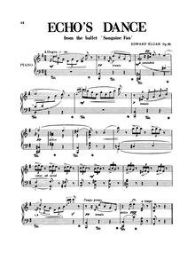 Partition complète, pour Sanguine Fan, Op.81, Elgar, Edward