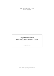 Télécharger - L Eglise catholique et la "société civile" à Cuba
