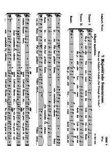Partition Vocal score, Majestätsche Sonnenrosse, D.64, Majestic Horses of the Sun