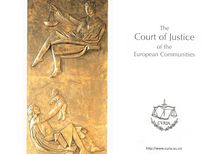 The Court of Justice of the European Communities