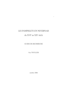 59. pamphlets du XVIe au XXe