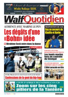 Walf Quotidien N°9286 - Du mercredi 8 mars 2023