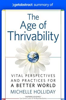 Summary of The Age of Thrivability by Michelle Holliday