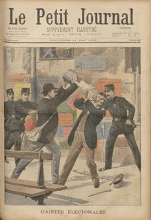 LE PETIT JOURNAL SUPPLEMENT ILLUSTRE  N° 599 du 11 mai 1902