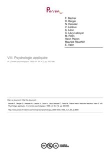 Psychologie appliquée - compte-rendu ; n°2 ; vol.56, pg 582-596