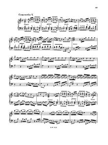 Partition , Concerto en C major, BWV 976, 16 Konzerte nach verschiedenen Meistem