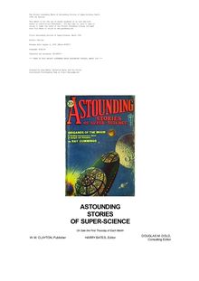 Astounding Stories of Super-Science, March 1930