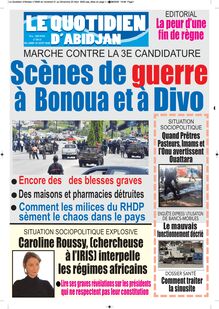 Le Quotidien d’Abidjan n°2910 - du lundi 24 août 2020