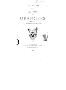 Au pays des orangers / Lucien Solvay ; illustrations de F. Stroobant et de César Dell Acqua