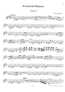 Partition violon 1, Orientalische Phantasie, Rauchenecker, Georg Wilhelm