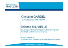 Présentation de C.Gardel - E. Minvielle