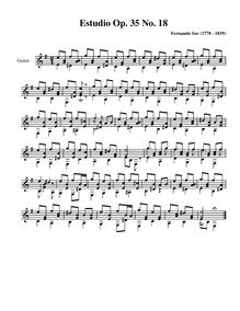 Partition No.18 en E minor, 24 Exercices très faciles, 24 Very Easy Exercises