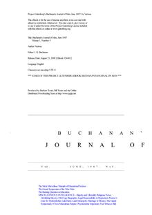 Buchanan s Journal of Man, June 1887 - Volume 1, Number 5