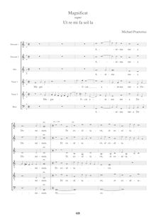 Score, Megalynodia Sionia, Praetorius, Michael