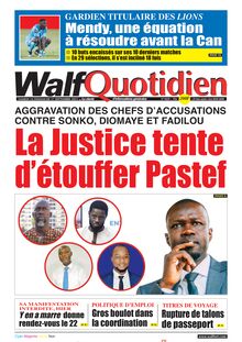 Walf Quotidien N°9438 - du 16/09/2023