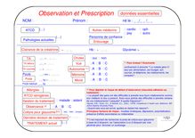 Observation et prescription
