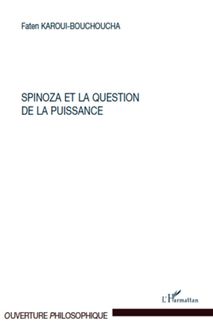 Spinoza et la question de la puissance