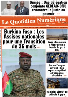 Le Quotidien Numérique d’Afrique n°1873 - du mercredi 02 mars 2022