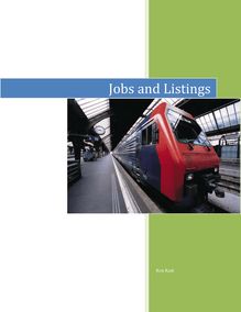 Jobs and Listings