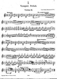 Partition violon 2, Hausmusik, 12 Stücke für 2 Violinen mit begleitung des pianoforte12 Pieces for 2 Violins and Piano