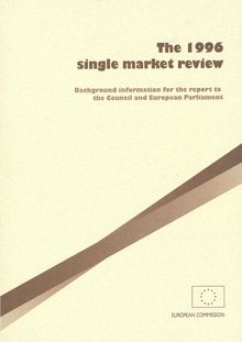 The 1996 single market review