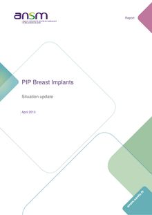 PIP Breast Implants Situation update -Report