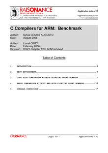 AN52-ARM-C-Benchmark