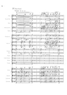 Partition I, Bacchanal, 4 Tone poèmes after Arnold Böcklin, Op.128 par Max Reger