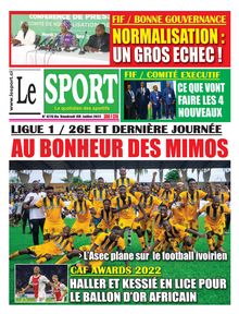 Le Sport n°4776 - du vendredi 1er juillet 2022