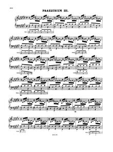 Partition Prelude et Fugue No.3 en C♯ major, BWV 872, Das wohltemperierte Klavier II