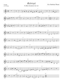 Partition viole de gambe aigue, Madrigali a 5 voci, Libro 2, Mosto, Giovanni Battista par Giovanni Battista Mosto