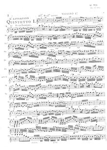 Partition parties complètes, 4 corde quintettes, G.355-358 (Op.45)