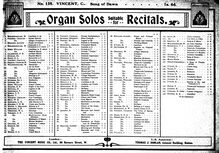 Partition orgue score, A Song of Dawn, D major, Vincent, Charles